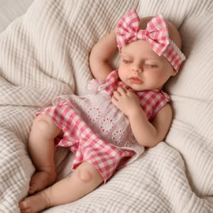 Lucy 12”/16'' Realistic Silicone Sleeping Baby Little Infant Girl Physical and Mental Accompaniment