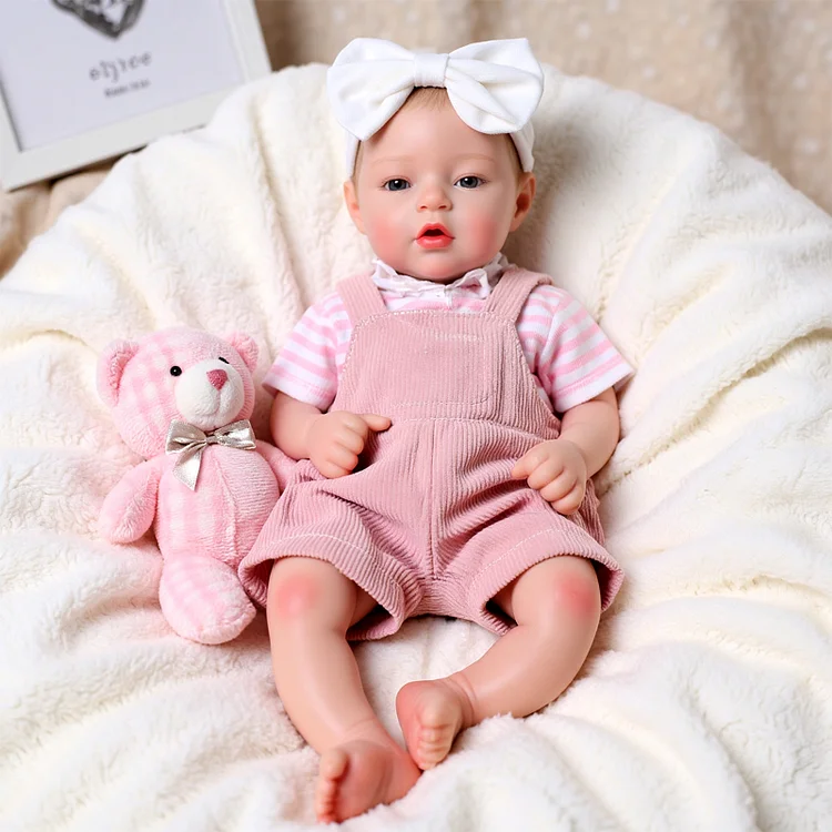 Nysouth 12"/16" Realistic Silicone Quiet Baby Little Infant Girl - Image 4