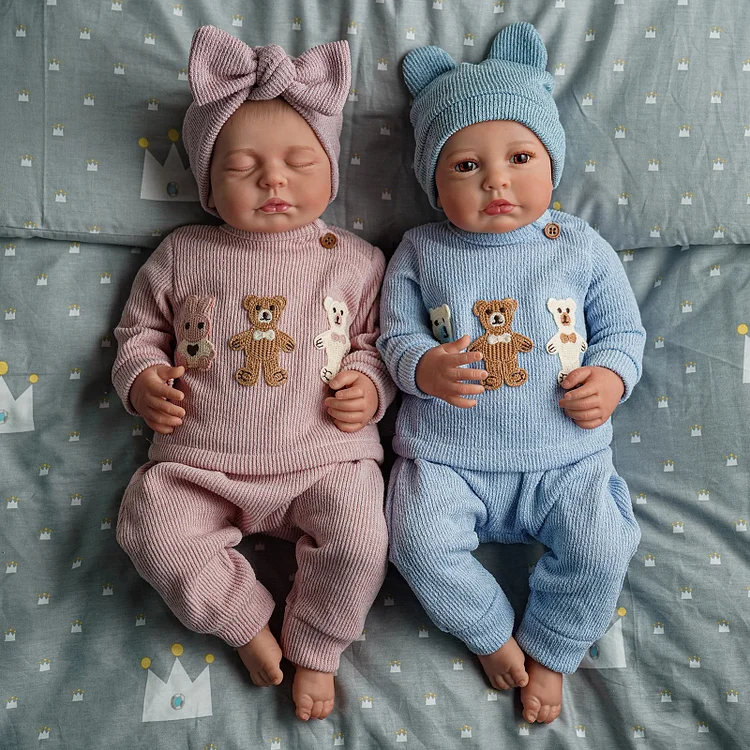 Lucy & Carina 20'' Little Infant Twins - Image 9