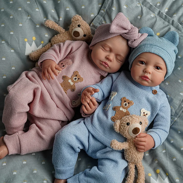 Lucy & Carina 20'' Little Infant Twins - Image 4