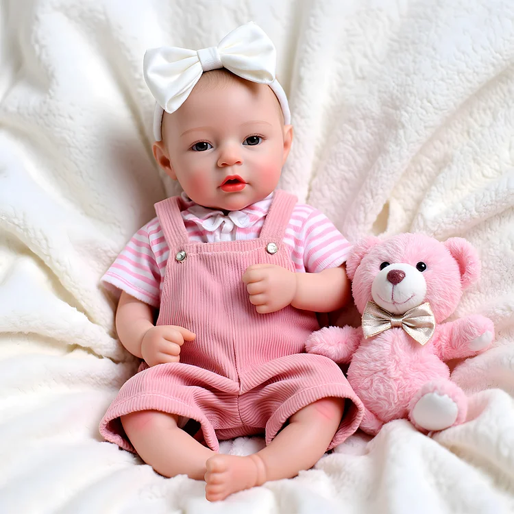 Nysouth 12"/16" Realistic Silicone Quiet Baby Little Infant Girl - Image 7