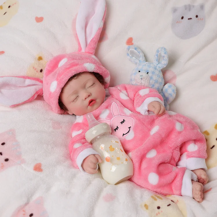 Suzy & Ruby 16'' Realistic Silicone Sleeping Baby Little Infant Twins - Image 5