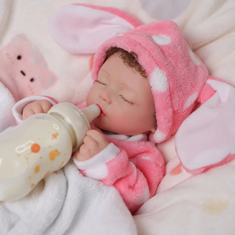 Suzy & Ruby 16'' Realistic Silicone Sleeping Baby Little Infant Twins - Image 4