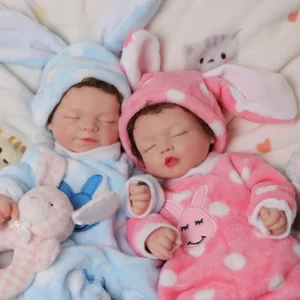 Suzy & Ruby 16'' Realistic Silicone Sleeping Baby Little Infant Twins