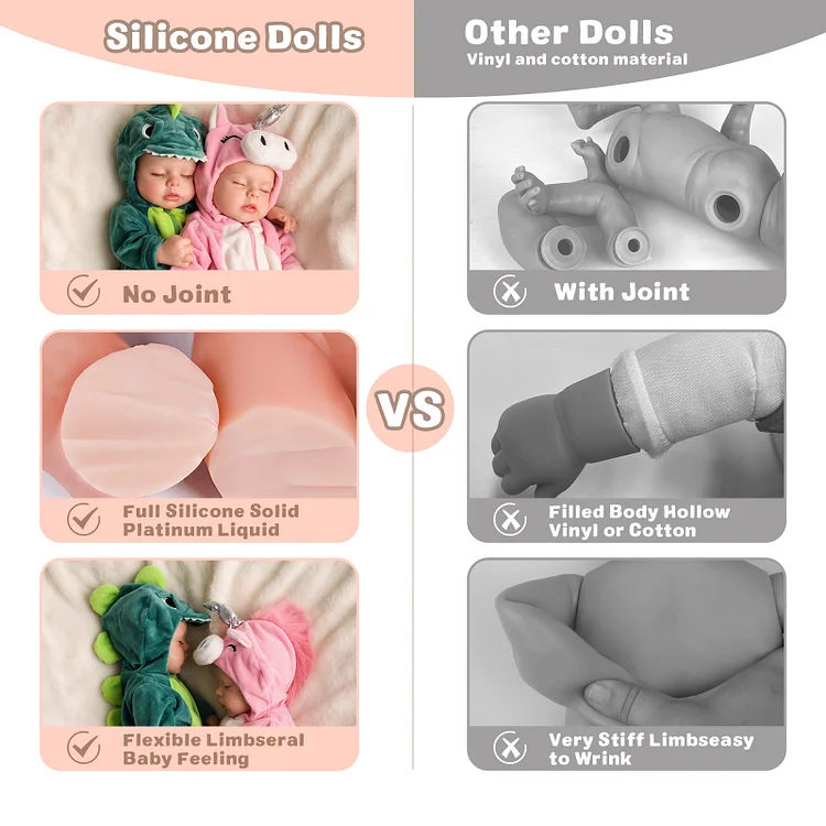 Lucy 16'' Little Infant Twins - Image 6