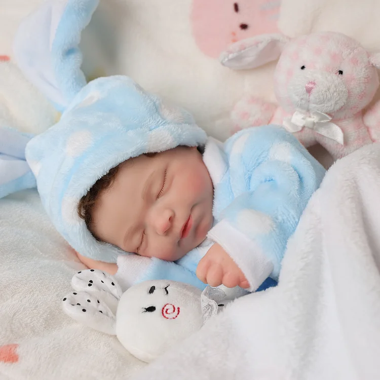 Suzy & Ruby 16'' Realistic Silicone Sleeping Baby Little Infant Twins - Image 6
