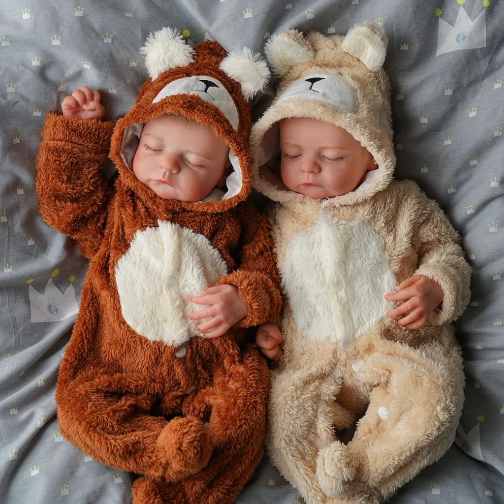 Noah 20 inches Reborn Baby Twin Dolls