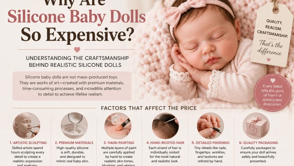 why are silicone baby dolls expensive