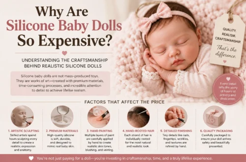 why are silicone baby dolls expensive