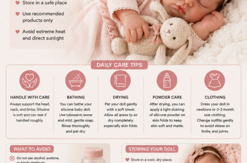 how to Take Care of a Full Silicone Baby Doll